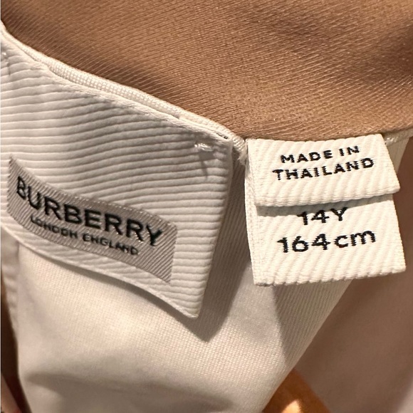Burberry | Girl’s One Piece Swimwear | Size 14Y | Color Archive Beige IP Check - Picture 9 of 14